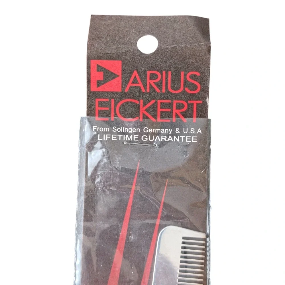 Arius Eickert Professional Metal‎ Comb #6073 NEW Vintage Germany USA